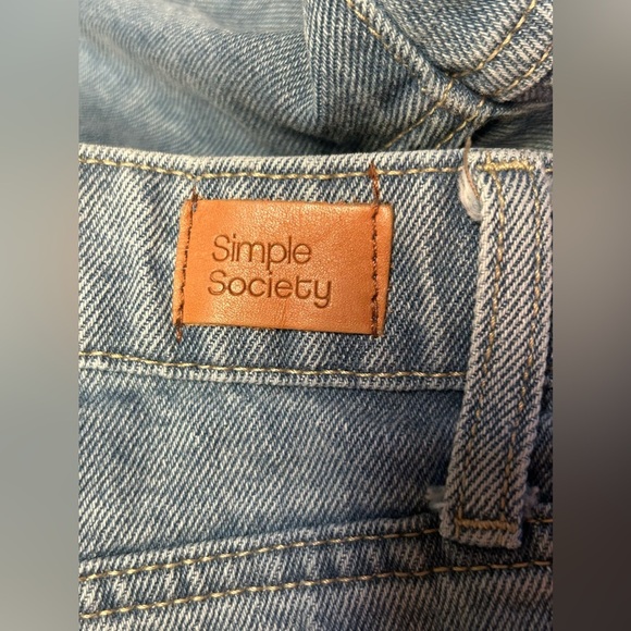 Simple Society‎ Ripped/ Patched Jeans Size 5/27 - Picture 7 of 7